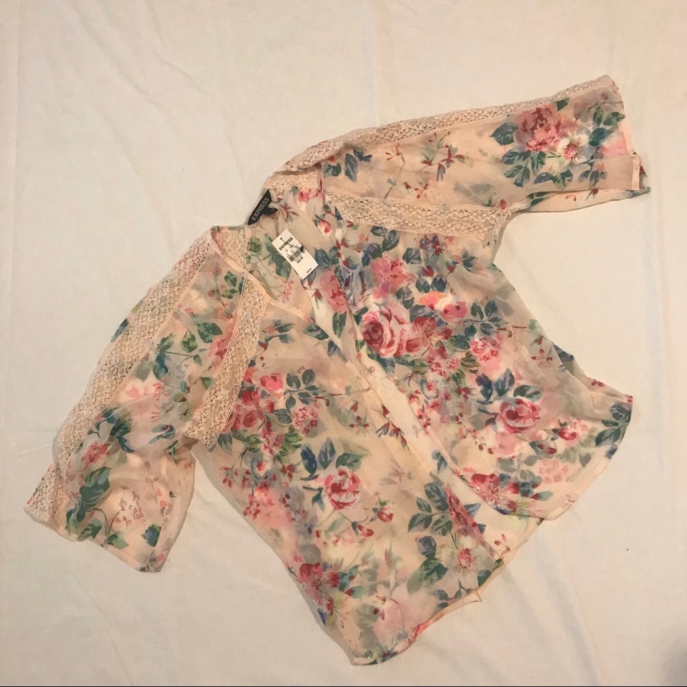 NWT Express Kimono Top